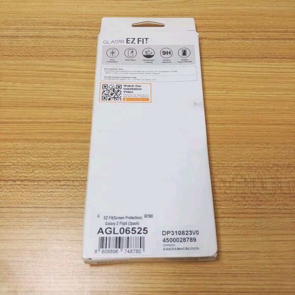 Spigen Samsung Galaxy Z Flip 5 GLAStR EZ FIT 2 Pack Screen Protector AGL06525 - Picture 4 of 4